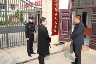 黄州区人民法院开展警务安全检查