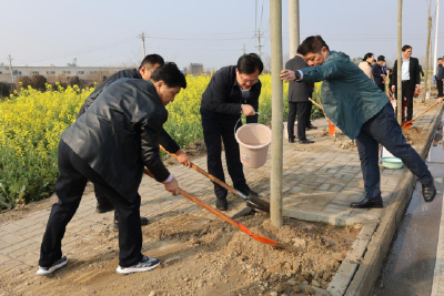 植树添绿，共建美丽孝南——区“四大家”领导开展义务植树活动