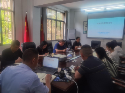 区重点项目服务中心 召开党纪学习教育启动会