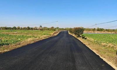 孝南区杨店镇童庙村：沥青铺就“幸福路” 群众出行再升级