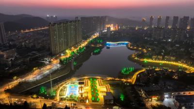 组图：咸安湿地吧建成正式开园