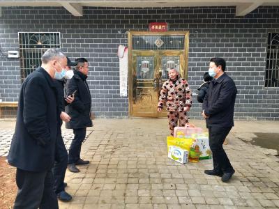 新春送温暖 真情暖民心——区民政局开展走访慰问活动