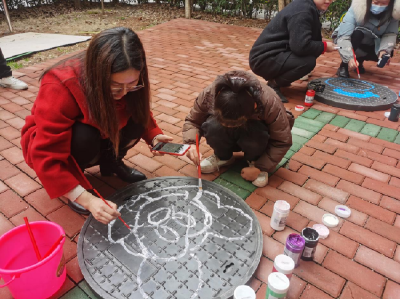（长江云）咸安南大街社区：“井”上添花扮靓家园