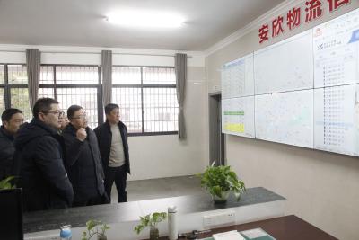 区发改局调研服务业企业经营运行情况