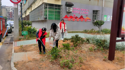 金叶社区：小小志愿者，文明创建大作为