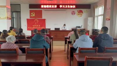 向阳湖镇：模范宣讲进农村，引领健康新风尚