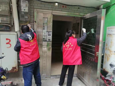 区科经局深入瑞景佳园小区开展“文明创建 从我做起”创文志愿服务活动