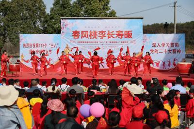 汀泗桥镇长寿村举办庆“三八”文艺汇演暨“最美长寿人”表彰活动
