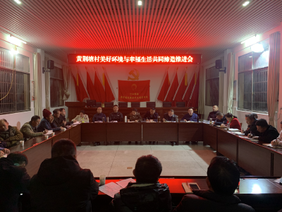 汀泗桥镇黄荆塘村召开美好环境与幸福生活共同缔造推进会