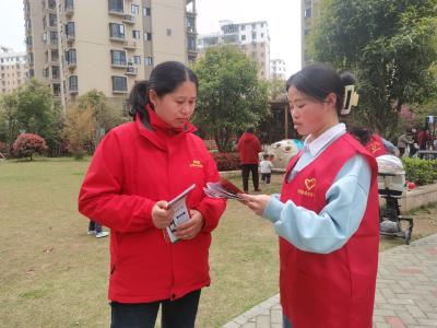 共青团咸安区委组织青年大学生志愿者开展“清洁家园”大扫除志愿服务活动