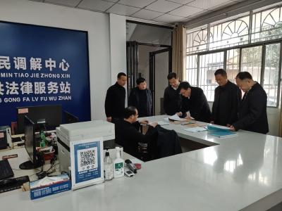 （暂不发）龚举文来咸安调研司法行政工作