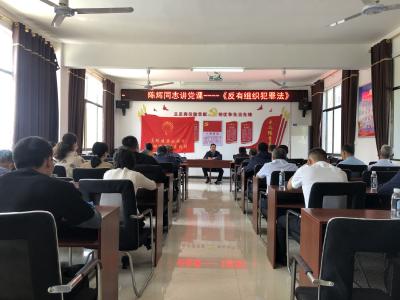让“法”深入人心！区委政法委深入村居宣讲《反有组织犯罪法》