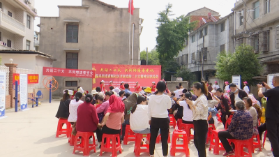 黄畈社区新时代文明实践站开展党的二十大精神宣讲活动