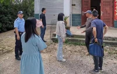爱心走访暖人心 消除隐患促和谐