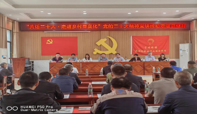 三级书记宣讲党的二十大精神
