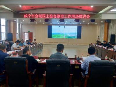 咸宁市全域国土综合整治工作现场推进会在咸安召开