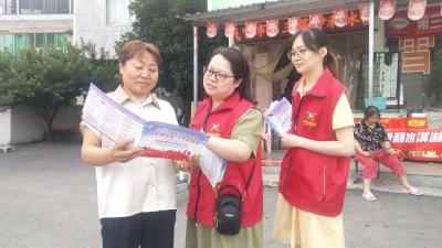 区经发集团开展安全生产、应急逃生知识宣传进社区、进家庭活动