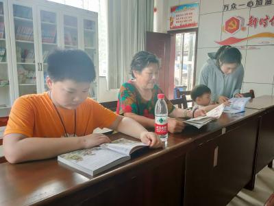 双龙社区：免费开放纳凉 居民“暑”享清凉