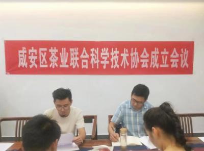 咸安区茶业联合科协正式成立