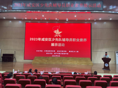 咸安开展2023年度少先队辅导员职业素养展示活动