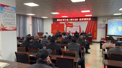 普法宣传进社区 审计为民显情怀