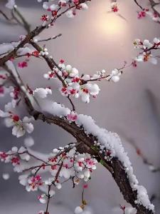 邂逅冬雪里的诗意