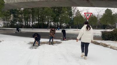 横沟桥镇甘鲁村：干群齐努力 除雪路通畅