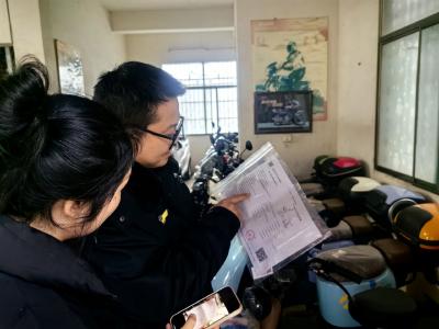 桂花市场监管所开展电动自行车质量安全专项检查