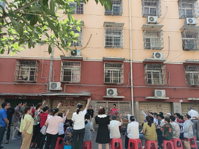 朝阳社区：干群连心谋幸福 文明创建入人心
