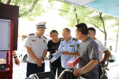 咸安区组织开展第四次电动自行车安全隐患全链条集中整治行动