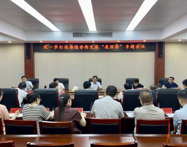 顾兴旺主持召开进一步打造海德香街发展“夜经济”专题会议