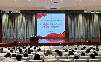 武汉大学中南医院咸宁医院举行学习贯彻党的二十届三中全会精神宣讲报告会