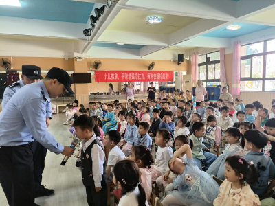 浮山街道盘泗洲社区：警社联动筑平安 安全教育护成长