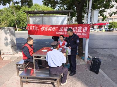 “桂乡管家”“声”入摊位 摆出反诈宣传新阵势
