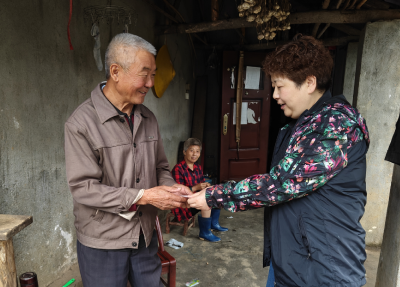 马桥镇开展计生特殊家庭端午走访慰问活动