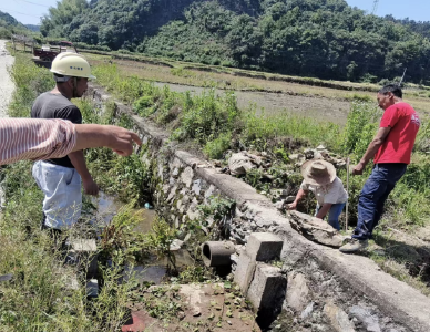 马桥镇金桥村：抢修生产沟渠保灌溉  畅通农田“毛细血管”