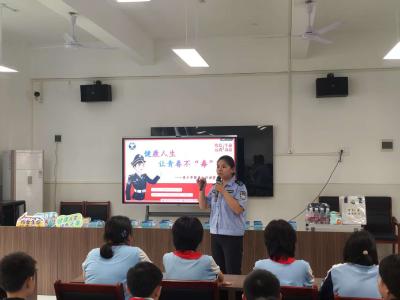 大洲湖学校：禁毒知识进校园 青春护航助成长