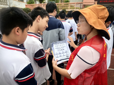 车站路社区联合永安派出所开展反诈防溺水宣传进校园活动 