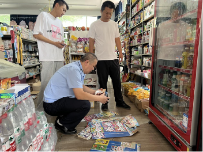 温泉街道开展高考前校园及周边环境检查行动  