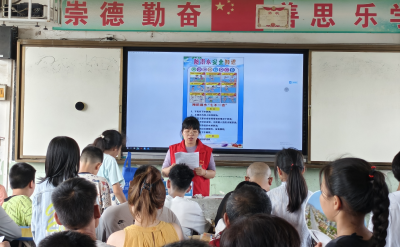 马桥社区开展暑期防溺水宣传