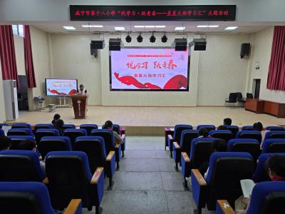 咸宁市第十八小学举办“悦学习·跃青春——星星火炬学习汇”专题活动