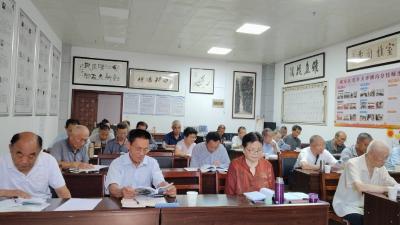 横沟桥镇举办诗联培训 提升会员创作能力