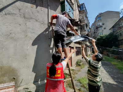 花坛社区：点亮路灯暖民心 倾听民声办实事