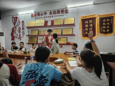朝阳社区：暑期爱心托管班“开班”，共上“安全第一课”