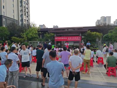 文笔路社区：践行社区新风尚 垃圾分类我先行