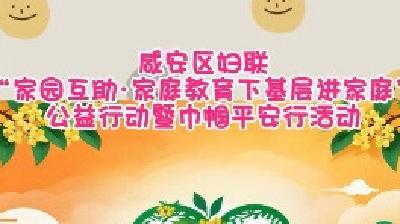 咸安区妇联持续开展三大行动系列之“家园互助·家庭教育下基层进家庭”公益活动