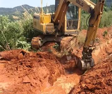 双溪桥镇：淳淳渠水映民心 清淤疏堵齐抗旱