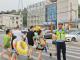 咸安公安交警大队马桥中队：一线交警路面执勤 迎接高温“烤”验