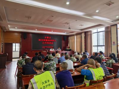 大幕乡召开2025年国庆期间秸秆禁烧与森林防火工作部署会议