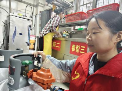 同心路社区：燃气安全不放松 平安守护迎双节